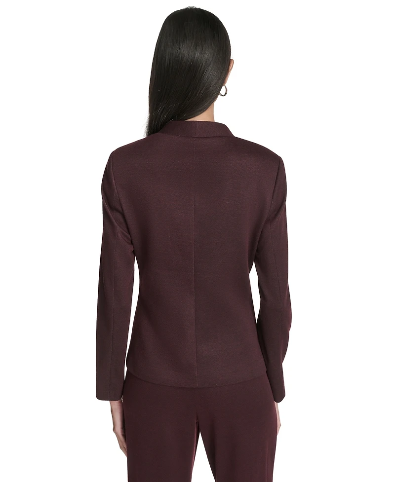 Halston Women's Long Sleeves Ponte Blazer