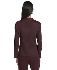 Halston Women's Long Sleeves Ponte Blazer
