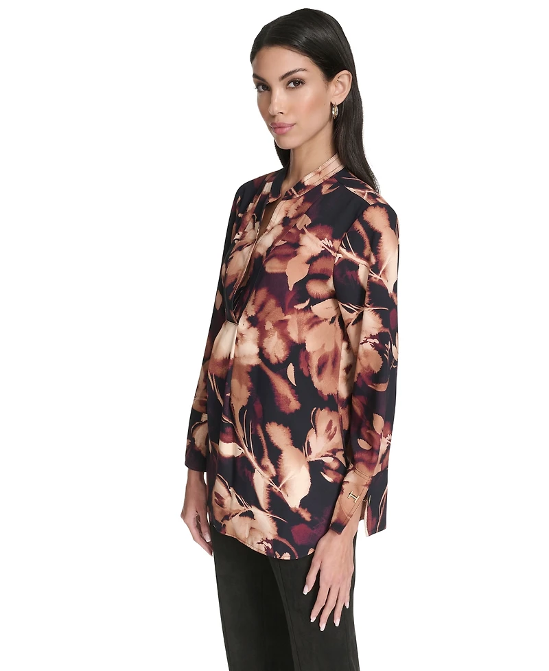 Halston Women's Long Sleeves Tunic Top