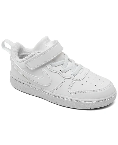 Nike Toddler Court Borough Low Recraft Adjustable Strap Casual Sneakers from Finish Line