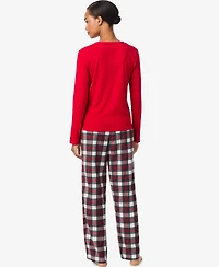 Lauren Ralph Women's Long Sleeve Pajama Set