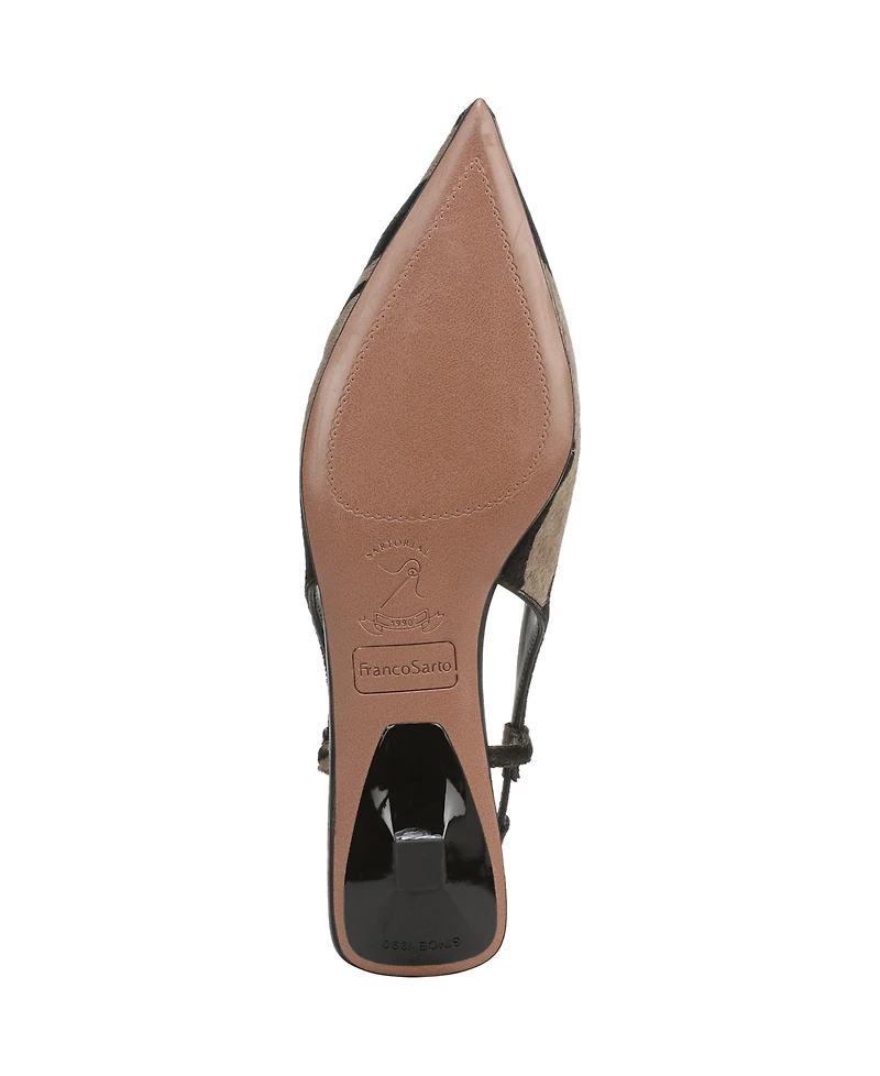 Franco Sarto Women's Palmira Pointed Toe Slingback Pumps