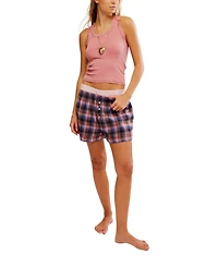 Free People Women's Sunday Afternoon Mid-Rise Boxers