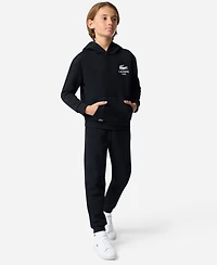 Lacoste Boys 8-20 Back Graphic Pull-On Hoodie