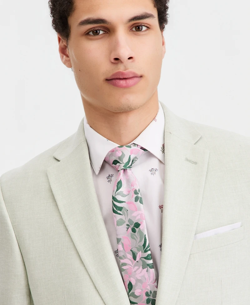Bar Iii Men's Slim-Fit Linen-Blend Suit Separates Jacket, Macy's Exclusive