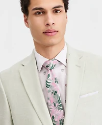 Bar Iii Men's Slim-Fit Linen-Blend Suit Separates Jacket, Macy's Exclusive