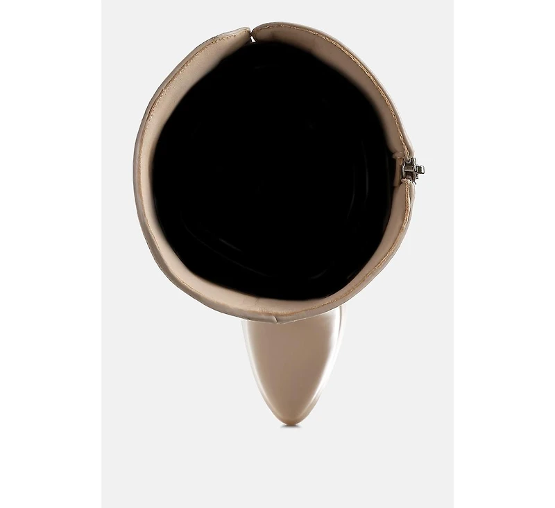 Nenana Faux Leather Knee-High Boots Women