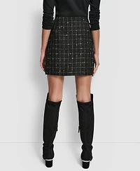 Dkny Jeans Women's Back Darts Mini Skirt