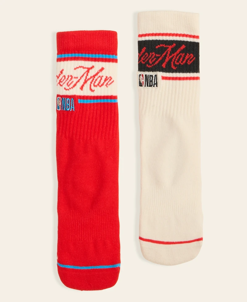 Macy's Marvel X Nba 2-Pk. Spider-Man Knit Socks, Macy's Exclusive