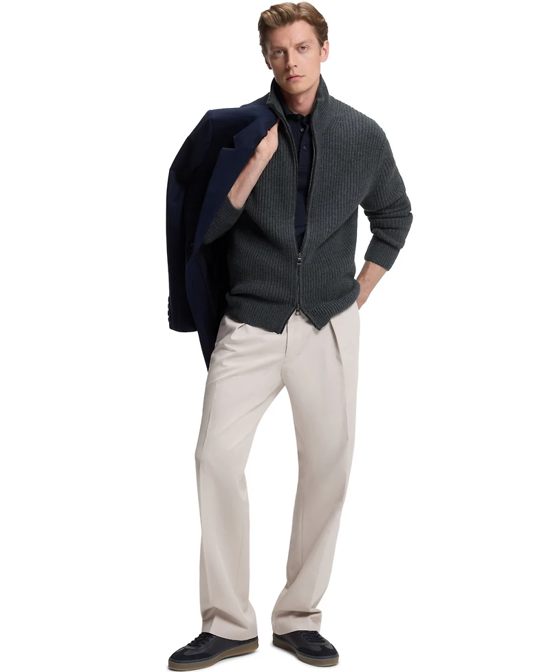 Boss by Hugo Men's Beckham x Wool Cashmere Zip-Up Cardigan