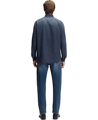 Boss by Hugo Men's Beckham x Blue Denim Shirt