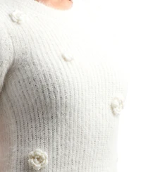 Bcx Women's Short Sleeve Crew Neck Sweater