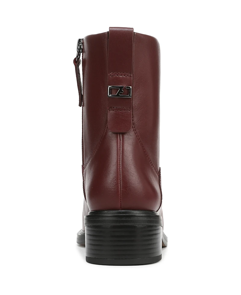 Franco Sarto Women's Gracely Block Heel Zip Short Boots