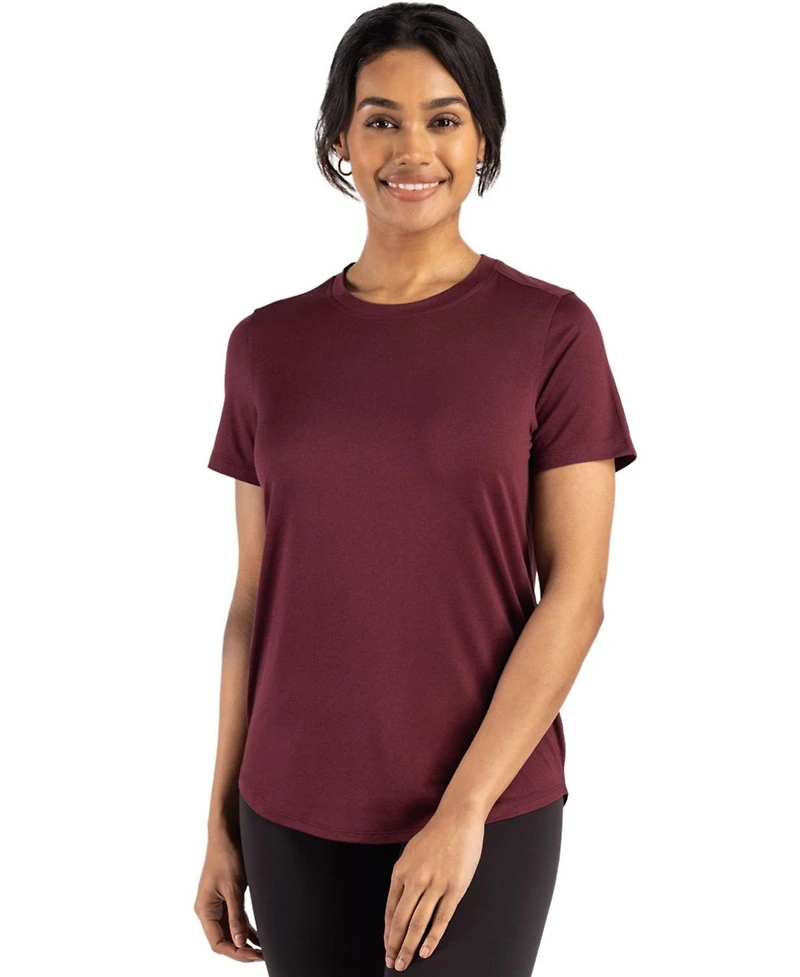 Cutter & Buck Women's Coastline Epic Comfort Recycled Short Sleeve Tee
