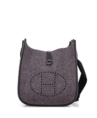 Pre-Owned Hermes Pm Evelyne Bag Gen Iii Felt