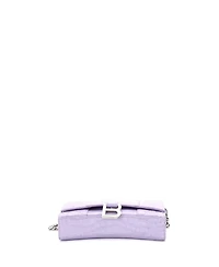 Pre-Owned Balenciaga Hourglass Chain Wallet Embossed Leather