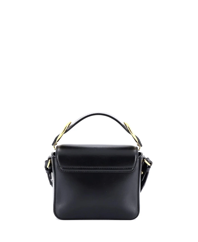 Pre-Owned Chloe Mini C Flap Bag Leather