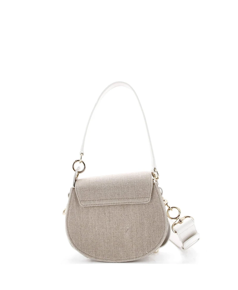 Pre-Owned Chloe Small Tess Bag Canvas with Leather