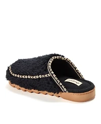 Dearfoams Women's Raven Teddy Scuff Slipper