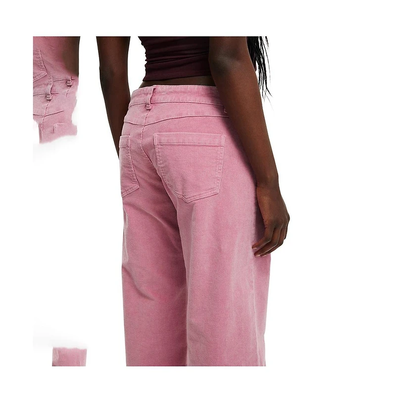 Cotton On Women's Low Rise Straight Cord Pant