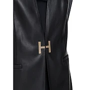 Halston Women's Closure Topper Long Sleeves Jacket