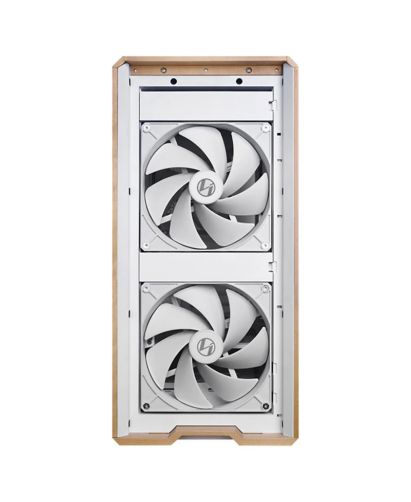 Lian-Li Lian-Li Cs LAN217W mid-tower Steel/4mm Tg/Wood White