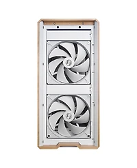 Lian-Li Lian-Li Cs LAN217W mid-tower Steel/4mm Tg/Wood White