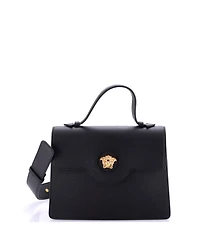 Pre-Owned Versace La Medusa Top Handle Tote Bag Leather