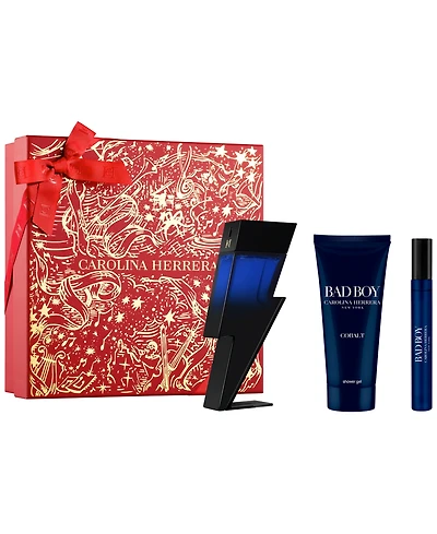 Carolina Herrera Men's 3-Pc. Bad Boy Cobalt Elixir Fragrance Gift Set