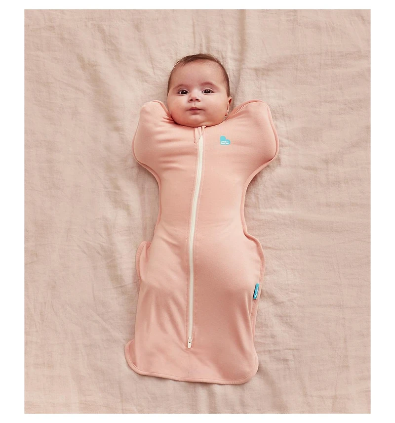 Love To Dream Swaddle Up Sleep Sack - Lite 0.2 Tog Soft Blue Small (8-13lbs)