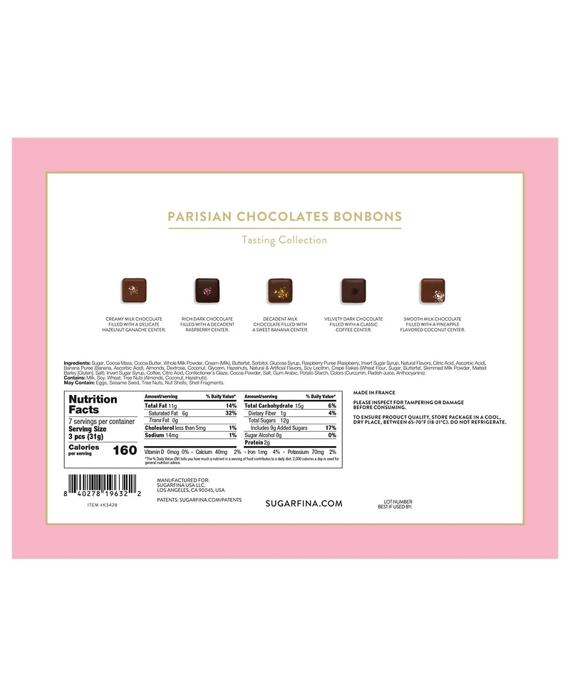 Sugarfina Parisian Chocolates Bonbons, 7.2 oz.