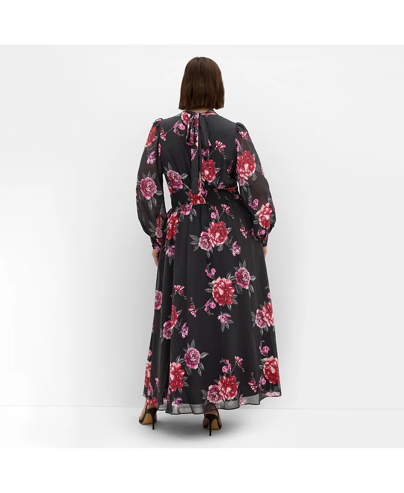City Chic Women's Alexandra Print Maxi Dress