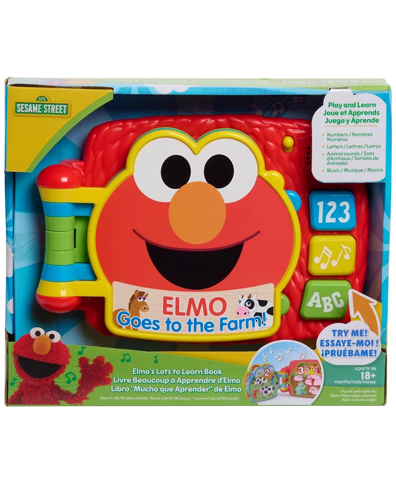 Sesame Street Elmo's Lots to Learn Book