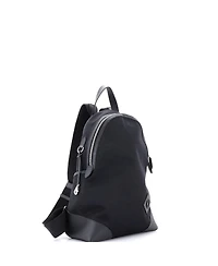 Pre-Owned Hermes Allback Backpack Bivouac Toile with Leather