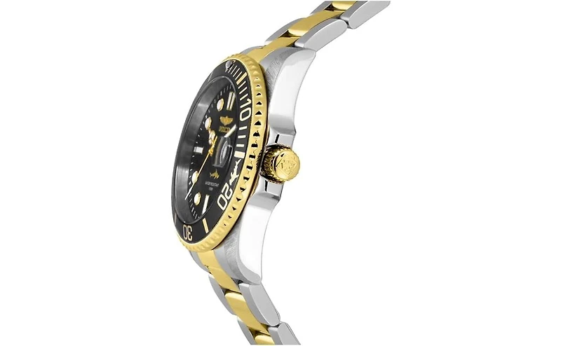 Invicta Women's 30483 Pro Diver Quartz 3 Hand Black Dial Watch