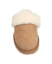 French Connection Women's Fur Band Open Slipper
