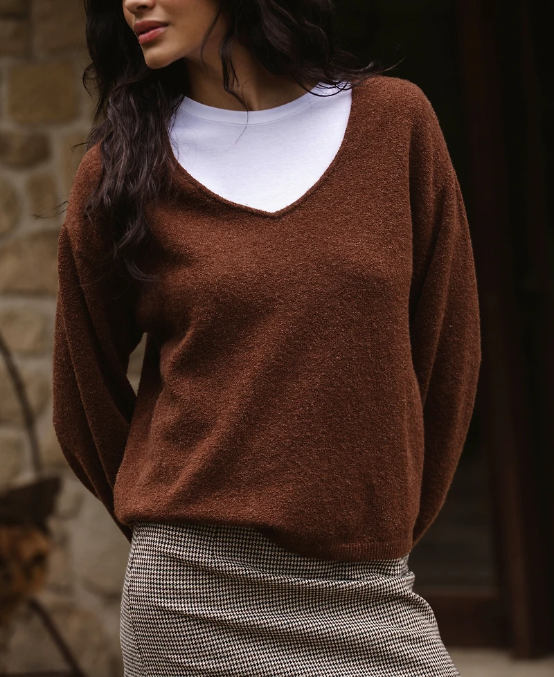 French Connection Women's Vhari Knit V-Neck Sweater