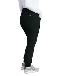 Medgear Women's 4-Way Stretch Jogger Scrubs Pant with 8 Pockets