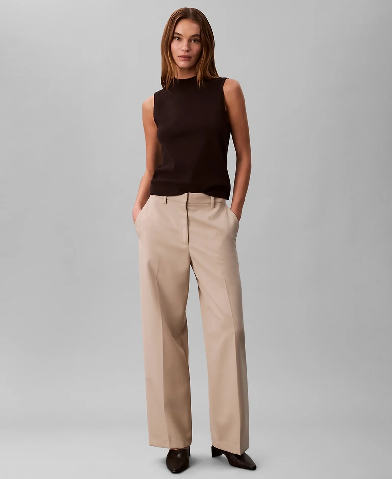 Calvin Klein Women's Slim Fit Sleeveless Top