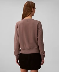 Calvin Klein Women's Crewneck Zip Front Cardigan Jacket