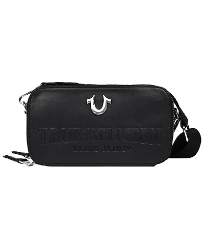 True Religion Double-Zip Horseshoe Camera Bag