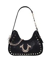 True Religion Studded Pebble Hobo Bag