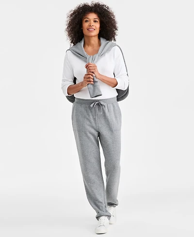 Style & Co Women's Cozy Fleece Pants, Created for Macy's