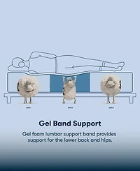 Serta Perfect Sleeper Lavender Falls 12" Medium Hybrid Tight Top Mattress Set, Queen