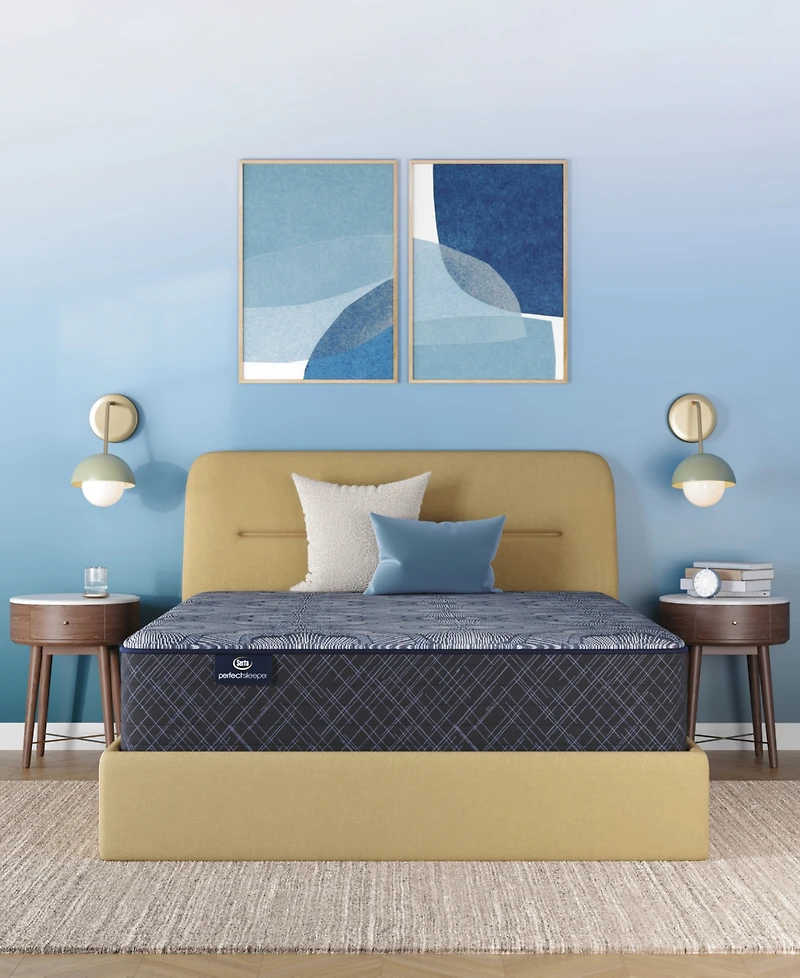 Serta Perfect Sleeper Tundra Valley 14" Plush Hybrid Tight Top Mattress Set, Twin Xl