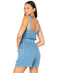 Roxy Women's On Beach Time Woven Jumpsuit