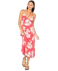 Roxy Women's Sunshine Crush V-Neck Midi Dress