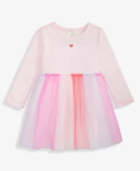First Impressions Baby Girls Mini Heart Embroidery Tulle Dress, Macy's Exclusive