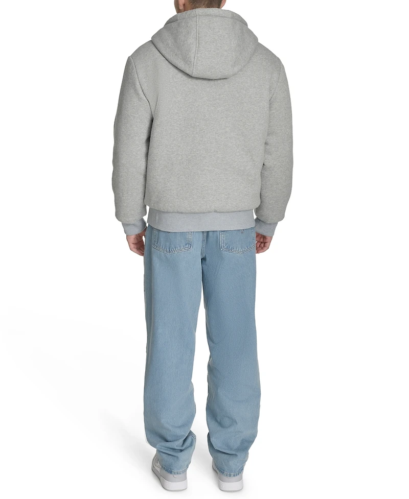 Champion Men's Reversible Bomber with Hood Jacket