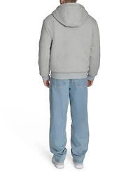 Champion Men's Reversible Bomber with Hood Jacket